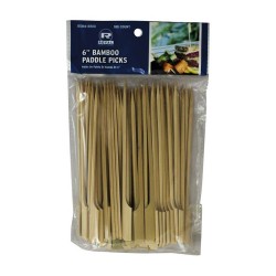 Οδοντογλυφίδα από μπαμπού διακοσμητική ύψους 21cm σε συσκευασία 100 τεμαχίων