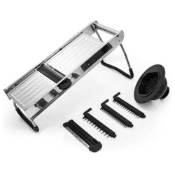 Μαντολίνο INOX με 5 διαφορετικές λεπίδες κοπής Iταλίας