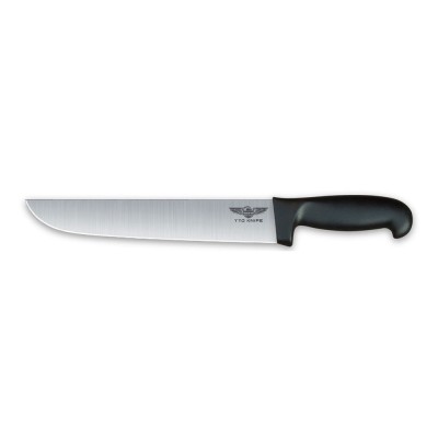 Μαχαίρι επαγγελματικό κοπής κρέατος με μαύρη λαβή μήκους 20cm