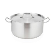 Χύτρα ρηχή INOX με καπάκι χωρητικότητας 4,8lit Ø24x10hcm Χύτρα ρηχή INOX με καπάκι χωρητικότητας 4,8lit Ø24x10hcm