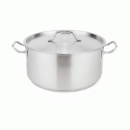 Χύτρα ρηχή INOX με καπάκι χωρητικότητας 7,6lit Ø28x12hcm