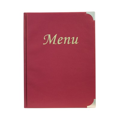 Κατάλογος MENU BASIC A4 για Εστιατόρια / cafe 24x34cm, κόκκινος, SECURIT HOLLAND