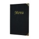 Κατάλογος MENU BASIC A4 για Εστιατόρια / cafe 24x34cm, μαύρος, SECURIT HOLLAND