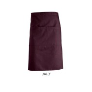 Ποδιά μεσαίου μεγέθους σε μπορντώ χρώμα με τσέπες Ποδιά μεσαίου μεγέθους σε μπορντώ χρώμα με τσέπες