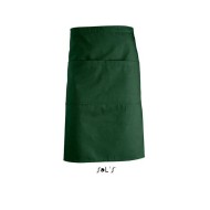 Ποδιά μεσαίου μεγέθους με μεγάλη τσέπη σε 2 χωρίσματα σε χρώμα πράσινο σκούρο Ποδιά μεσαίου μεγέθους με μεγάλη τσέπη σε 2 χωρίσματα σε χρώμα πράσινο σκούρο