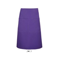 Ποδιά μεσαίου μεγέθους σε μωβ χρώμα με τσέπες Ποδιά μεσαίου μεγέθους σε μωβ χρώμα με τσέπες