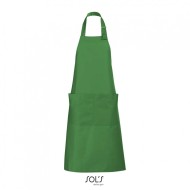 Ποδιά ολόσωμη μακριά έως το γόνατο σε χρώμα πράσινο με μεγάλη κεντρική τσέπη με 2 χωρίσματα Ποδιά ολόσωμη μακριά έως το γόνατο σε χρώμα πράσινο με μεγάλη κεντρική τσέπη με 2 χωρίσματα