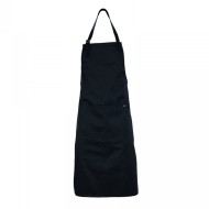 Μακριά ποδιά με τσέπες ολόσωμη και ετικέτα TEAR AWAY από  100% οργανικό βαμβάκι σε μαύρο χρώμα Μακριά ποδιά με τσέπες ολόσωμη και ετικέτα TEAR AWAY από  100% οργανικό βαμβάκι σε μαύρο χρώμα