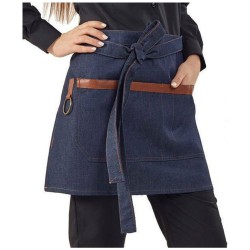 Ποδιά μέσης τζιν Barista και σερβιτόρου 100% βαμβακερή