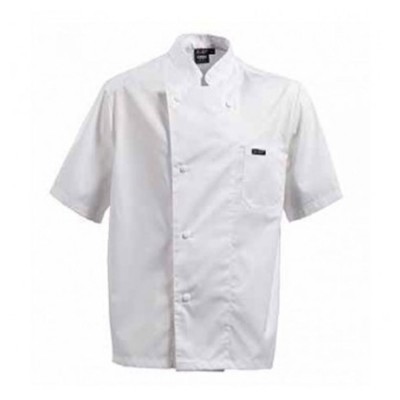 Σακάκι μάγειρα σε λευκό χρώμα με τσέπη στυλού μεγέθους XLarge