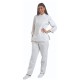 Σακάκι CHEF μακρυμάνικο γυναικείο σε λευκό χρώμα μεγέθους Μedium