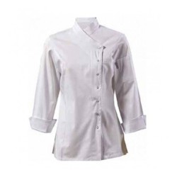 Σακάκι CHEF μακρυμάνικο γυναικείο σε λευκό χρώμα μεγέθους XLarge