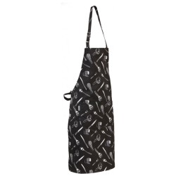 Ποδιά λαιμού κουζίνας με τύπωμα και διπλή τσέπη διαστάσεων 67x94cm