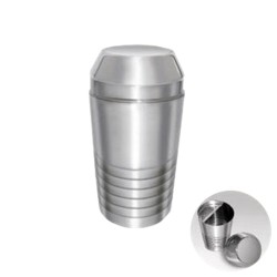 Ανοξείδωτο Shaker 600ml με φίλτρο (σίτα) 14/1