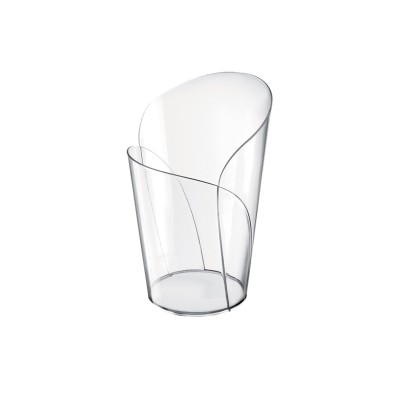 Πλαστικό ποτηράκι - μπωλάκι κωνικό BLOSSOM, PS 100cc διαφανές