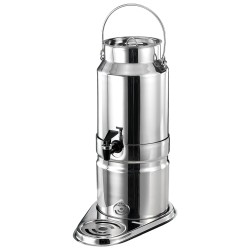 Ψυχόμενος διανεμητής γάλακτος NORMA, INOX με δοχείο 5 λίτρων κορυφαίας ποιότητας.