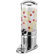 Ψυχόμενος διανεμητής χυμού NORMA μονός με βάση INOX και διαφανές δοχείο 7 λίτρων