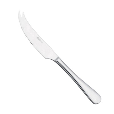Μαχαίρι με δόντια και πιρούνι στην άκρη μέτριου-μαλακού τυριού 22.1cm, abert Ιταλίας