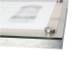 Ανοξείδωτη Κορνίζα Glass Star επιτοίχια για A4, με πλαίσιο από ξύλο καρυδιάς, με κάλυμμα από γυαλί SECURIT HOLLAND