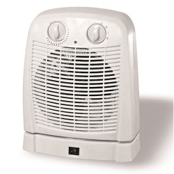 Αερόθερμο μπάνιου περιστρεφόμενο 2000W με ρυθμιζόμενο θερμοστάτη και ενδεικτική λυχνία λειτουργίας