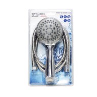 Τηλέφωνο μπάνιου INOX με 5 λετουργίες & σπιράλ 1.5m Τηλέφωνο μπάνιου INOX με 5 λετουργίες & σπιράλ 1.5m