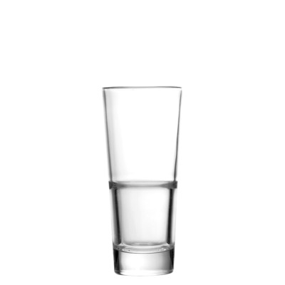 Γυάλινο ποτήρι χωρητικότητας 28.5cl στοιβαζόμενο διαστάσεων φ6,9x15,8cm της σειράς OXFORD, UNIGLASS