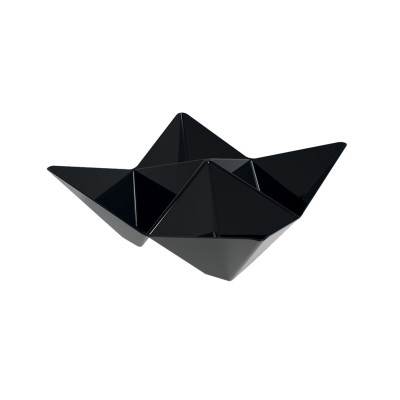 Πλαστικό μπωλ Origami PS, 13x13cm, μαύρο