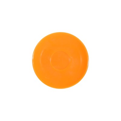Πιατάκι πορσελάνης για φλυτζάνι 90ml πορτοκαλί LUKANDA
