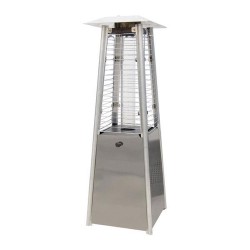 Θερμάστρα υγραερίου πύργος mini 89cm 3KW inox ανοξείδωτο ατσάλι με προστατευτικές σχάρες 4 πλευρών Θερμάστρα υγραερίου πύργος mini 89cm 3KW inox ανοξείδωτο ατσάλι με προστατευτικές σχάρες 4 πλευρών