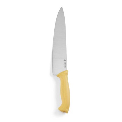 Μαχαίρι Chef γενικής χρήσης 18cm επαγγελματικό με κίτρινη λαβη HENDI