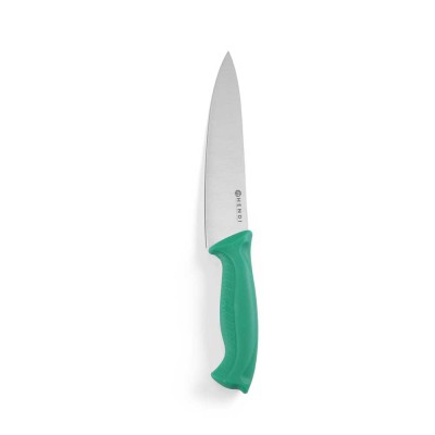 Μαχαίρι κοπής λαχανικών 24cm επαγγελματικό με πράσινη λαβή HENDI