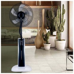 Ανεμιστήρας υδρονέφωσης 75W 220V Φ40 2,0L με κοντρόλ Led οθόνη και χρονοδιακόπτη