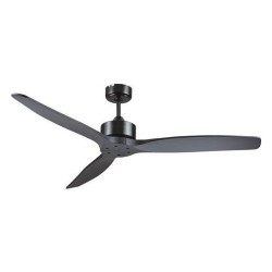 Ανεμιστήρας οροφής 70W Φ132cm χωρίς φως με 3 μαύρες φτερωτές και κοντρόλ Ανεμιστήρας οροφής 70W Φ132cm χωρίς φως με 3 μαύρες φτερωτές και κοντρόλ