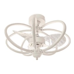 Ανεμιστήρας οροφής λευκός 30W Φ66cm με ενσωματωμένο Led φωτισμό 3 φτερωτές και κοντρόλ Ανεμιστήρας οροφής λευκός 30W Φ66cm με ενσωματωμένο Led φωτισμό 3 φτερωτές και κοντρόλ