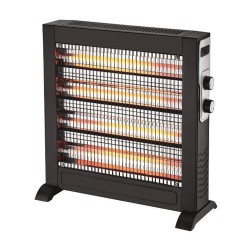 Θερμάστρα χαλαζία 2800W 220-240V με θερμοστάτη και λαβές μεταφοράς για χώρους έως 30m²