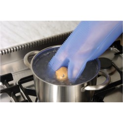 Γάντι φούρνου εξαιρετικής ποιότητας, 14.3x31.6cm, μπλε, PAVONI