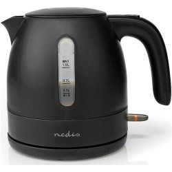 Βραστήρας NEDIS KAWK300EBK χωρητικότητας 1 λίτρου σε μαύρο ματ χρώμα 2100W με αυτόματη απενεργοποίηση βρασμού Βραστήρας NEDIS KAWK300EBK χωρητικότητας 1 λίτρου σε μαύρο ματ χρώμα 2100W με αυτόματη απενεργοποίηση βρασμού