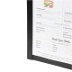 Κατάλογος MENU A4 για Εστιατόρια / cafe, με μαγνήτη, 22x33cm, μαύρος, SECURIT HOLLAND