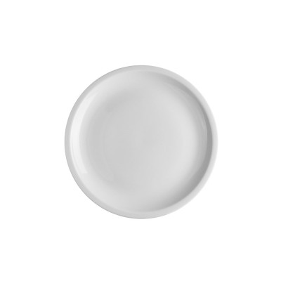 Πιάτο Ρηχό πορσελάνης 23cm, Σειρά SLIM, λευκό, LUKANDA