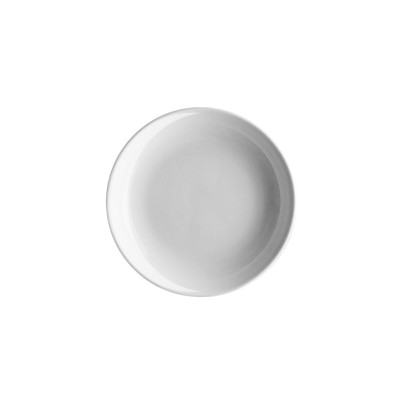 Πιάτο βαθύ από πορσελάνη σε λευκό χρώμα 20cm σειρά VECTOR της LUKANDA