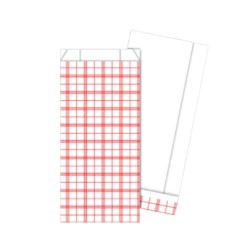 Xαρτοσακούλα βεζετάλ καρό διαστάσεων 10x28cm Xαρτοσακούλα βεζετάλ καρό διαστάσεων 10x28cm