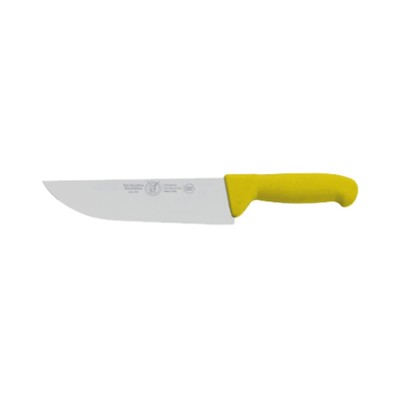 Μαχαίρι τεμαχισμού διαστάσεων 31cm σειρά Ergonomic κίτρινη λαβή VALGOBBIA Ιταλίας