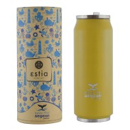 Θερμός Travel Cup Save The Aegean χωρητικότητας 500ml σε χρώμα κίτρινο Estia Θερμός Travel Cup Save The Aegean χωρητικότητας 500ml σε χρώμα κίτρινο Estia