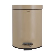 Χαρτοδοχείο μπάνιου Classic 5Lt σε ματ μπεζ χρώμα Estia Χαρτοδοχείο μπάνιου Classic 5Lt σε ματ μπεζ χρώμα Estia