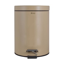 Χαρτοδοχείο μπάνιου Classic 5Lt σε ματ μπεζ χρώμα Estia