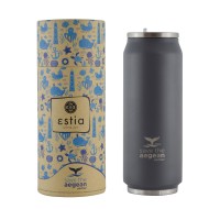 Θερμός Travel Cup Save The Aegean χωρητικότητας 500ml σε χρώμα MATTE GREY Estia Θερμός Travel Cup Save The Aegean χωρητικότητας 500ml σε χρώμα MATTE GREY Estia