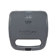 Τοστιέρα Aroma Grey 2 θέσεων 750W σε γκρι χρώμα Estia Τοστιέρα Aroma Grey 2 θέσεων 750W σε γκρι χρώμα Estia