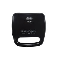 Τοστιέρα γκρίλ Black Plus 2 θέσεων 750W μαύρη Estia Τοστιέρα γκρίλ Black Plus 2 θέσεων 750W μαύρη Estia