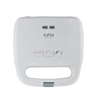Τοστιέρα Gusto White 2 θέσεων σε λευκό χρώμα 750W Estia