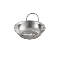 Δοχείο σερβιρίσματος, με 2 χερούλια, ανοξείδωτο 14/1, φ17cm